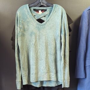 Balance Collection Teal V-Neck Sweater